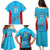 Custom Kuwait Cricket Family Matching Puletasi and Hawaiian Shirt Kuwayt Sporty Pattern - Wonder Print Shop