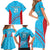 Custom Kuwait Cricket Family Matching Short Sleeve Bodycon Dress and Hawaiian Shirt Kuwayt Sporty Pattern - Wonder Print Shop