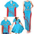 Custom Kuwait Cricket Family Matching Tank Maxi Dress and Hawaiian Shirt Kuwayt Sporty Pattern - Wonder Print Shop