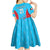 Custom Kuwait Cricket Kid Short Sleeve Dress Kuwayt Sporty Pattern - Wonder Print Shop