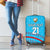 Custom Kuwait Cricket Luggage Cover Kuwayt Sporty Pattern - Wonder Print Shop