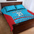 Custom Kuwait Cricket Quilt Bed Set Kuwayt Sporty Pattern - Wonder Print Shop