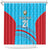 Custom Kuwait Cricket Shower Curtain Kuwayt Sporty Pattern