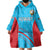 Custom Kuwait Cricket Wearable Blanket Hoodie Kuwayt Sporty Pattern