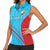 Custom Kuwait Cricket Women Sleeveless Polo Shirt Kuwayt Sporty Pattern - Wonder Print Shop