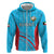 Custom Kuwait Cricket Zip Hoodie Kuwayt Sporty Pattern - Wonder Print Shop