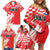 Croatia Rugby Custom Family Matching Off Shoulder Short Dress and Hawaiian Shirt Chessboard with Sporty Pattern LT9 - Wonder Print Shop