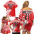 Croatia Rugby Custom Family Matching Off Shoulder Short Dress and Hawaiian Shirt Chessboard with Sporty Pattern LT9 - Wonder Print Shop