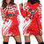 Croatia Rugby Custom Hoodie Dress Chessboard with Sporty Pattern - Wonder Print Shop