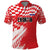 Croatia Rugby Custom Polo Shirt Chessboard with Sporty Pattern