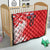 Croatia Rugby Custom Quilt Chessboard with Sporty Pattern - Wonder Print Shop