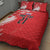 Croatia Rugby Custom Quilt Bed Set Chessboard with Sporty Pattern - Wonder Print Shop