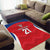 Czech Republic Rugby Custom Area Rug Silver Double-tailed Lion Sporty Pattern LT9 - Wonder Print Shop