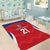 Czech Republic Rugby Custom Area Rug Silver Double-tailed Lion Sporty Pattern LT9 - Wonder Print Shop