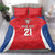 Czech Republic Rugby Custom Bedding Set Silver Double-tailed Lion Sporty Pattern LT9 - Wonder Print Shop