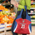 Czech Republic Rugby Custom Grocery Bag Silver Double-tailed Lion Sporty Pattern