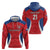 Czech Republic Rugby Custom Hoodie Silver Double-tailed Lion Sporty Pattern - Wonder Print Shop