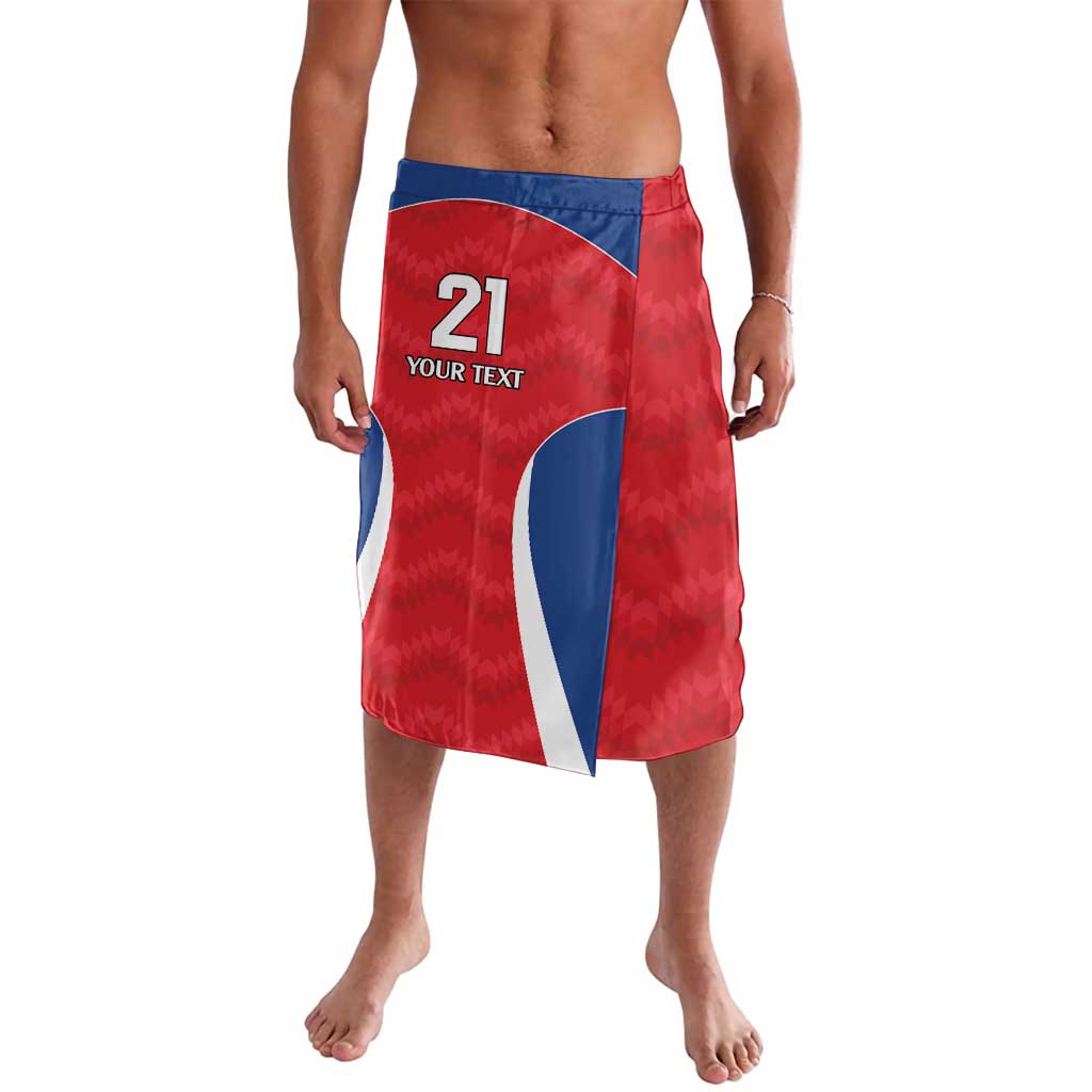 Czech Republic Rugby Custom Lavalava Silver Double-tailed Lion Sporty Pattern - Wonder Print Shop