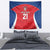 Czech Republic Rugby Custom Tapestry Silver Double-tailed Lion Sporty Pattern