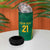 Lithuania Rugby Custom 4 in 1 Can Cooler Tumbler Lietuvos Nacionaline Regbio Sąjungos Komanda LT9 - Wonder Print Shop