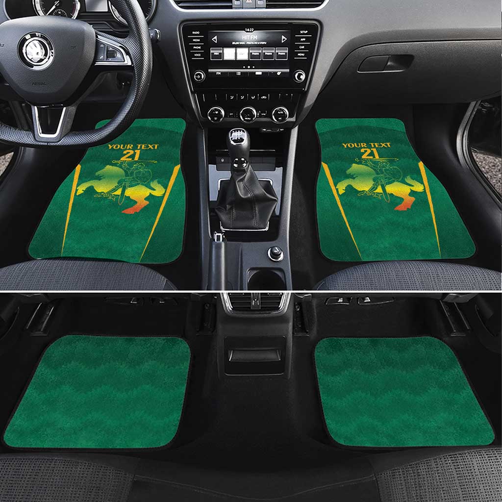 Lithuania Rugby Custom Car Mats Lietuvos Nacionaline Regbio Sąjungos Komanda LT9 - Wonder Print Shop