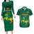 Lithuania Rugby Custom Couples Matching Long Sleeve Bodycon Dress and Hawaiian Shirt Lietuvos Nacionaline Regbio Sąjungos Komanda LT9 - Wonder Print Shop