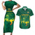 Lithuania Rugby Custom Couples Matching Short Sleeve Bodycon Dress and Hawaiian Shirt Lietuvos Nacionaline Regbio Sąjungos Komanda LT9 - Wonder Print Shop