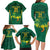 Lithuania Rugby Custom Family Matching Long Sleeve Bodycon Dress and Hawaiian Shirt Lietuvos Nacionaline Regbio Sąjungos Komanda LT9 - Wonder Print Shop