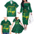 Lithuania Rugby Custom Family Matching Off The Shoulder Long Sleeve Dress and Hawaiian Shirt Lietuvos Nacionaline Regbio Sąjungos Komanda - Wonder Print Shop