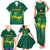 Lithuania Rugby Custom Family Matching Tank Maxi Dress and Hawaiian Shirt Lietuvos Nacionaline Regbio Sąjungos Komanda - Wonder Print Shop