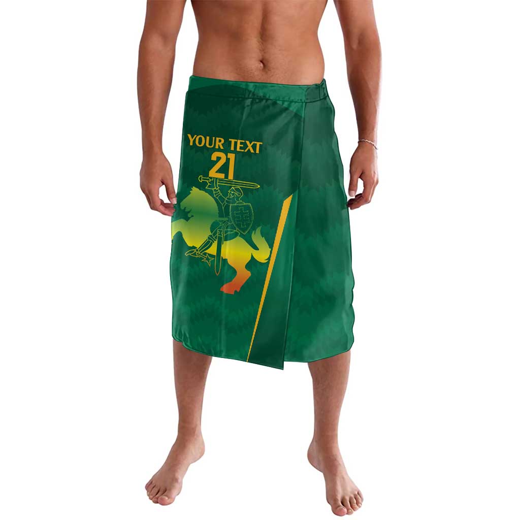 Lithuania Rugby Custom Lavalava Lietuvos Nacionaline Regbio Sąjungos Komanda - Wonder Print Shop