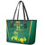 Lithuania Rugby Custom Leather Tote Bag Lietuvos Nacionaline Regbio Sąjungos Komanda - Wonder Print Shop