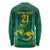 Lithuania Rugby Custom Long Sleeve Shirt Lietuvos Nacionaline Regbio Sąjungos Komanda - Wonder Print Shop