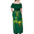 Lithuania Rugby Custom Off Shoulder Maxi Dress Lietuvos Nacionaline Regbio Sąjungos Komanda - Wonder Print Shop