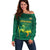 Lithuania Rugby Custom Off Shoulder Sweater Lietuvos Nacionaline Regbio Sąjungos Komanda