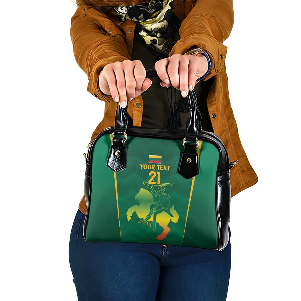 Lithuania Rugby Custom Shoulder Handbag Lietuvos Nacionaline Regbio Sąjungos Komanda