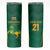 Lithuania Rugby Custom Skinny Tumbler Lietuvos Nacionaline Regbio Sąjungos Komanda - Wonder Print Shop