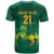 Lithuania Rugby Custom T Shirt Lietuvos Nacionaline Regbio Sąjungos Komanda - Wonder Print Shop