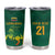 Lithuania Rugby Custom Tumbler Cup Lietuvos Nacionaline Regbio Sąjungos Komanda - Wonder Print Shop