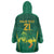 Lithuania Rugby Custom Wearable Blanket Hoodie Lietuvos Nacionaline Regbio Sąjungos Komanda