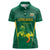 Lithuania Rugby Custom Women Polo Shirt Lietuvos Nacionaline Regbio Sąjungos Komanda - Wonder Print Shop