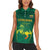 Lithuania Rugby Custom Women Sleeveless Polo Shirt Lietuvos Nacionaline Regbio Sąjungos Komanda - Wonder Print Shop