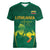 Lithuania Rugby Custom Women V-Neck T-Shirt Lietuvos Nacionaline Regbio Sąjungos Komanda - Wonder Print Shop