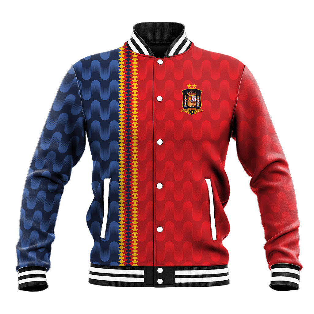 World Football 2026 Spain Custom Baseball Jacket Vamos a Espana - Wonder Print Shop