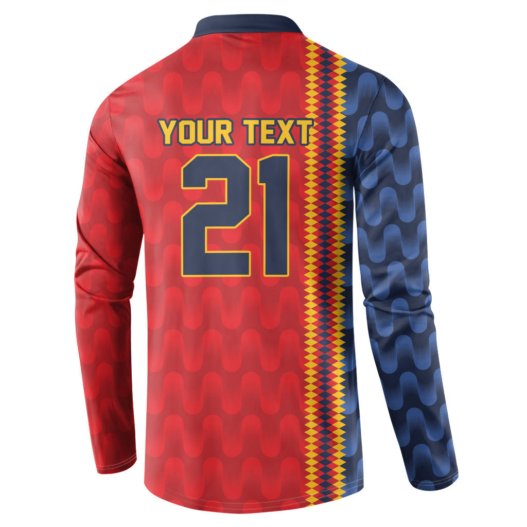 World Football 2026 Spain Custom Button Sweatshirt Vamos a Espana - Wonder Print Shop