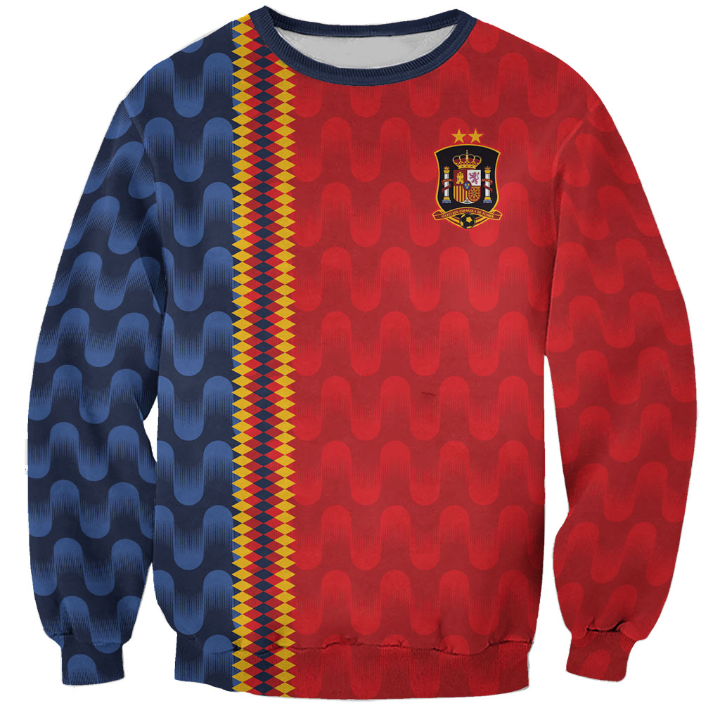 World Football 2026 Spain Custom Sweatshirt Vamos a Espana - Wonder Print Shop