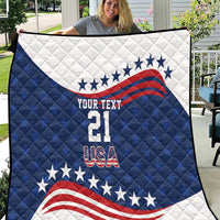 United States Pacific Rugby Custom Quilt USA Classic Sporty Pattern