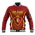 Custom Belgium Football Baseball Jacket Royal Belgian 1895 with Map Style LT9 - Wonder Print Shop