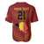 Custom Belgium Football Baseball Jersey Royal Belgian 1895 with Map Style LT9 - Wonder Print Shop