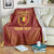 Custom Belgium Football Blanket Royal Belgian 1895 with Map Style